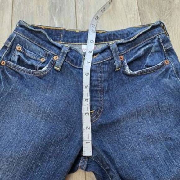 Lucky Brand dark blue Easy Rider dark blue size 0 classic bootcut, mid rise - Picture 9 of 14